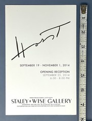 Horst P. Horst (1906-1999) Art Announcement Card 2014 Staley Wise Gallery NYC
