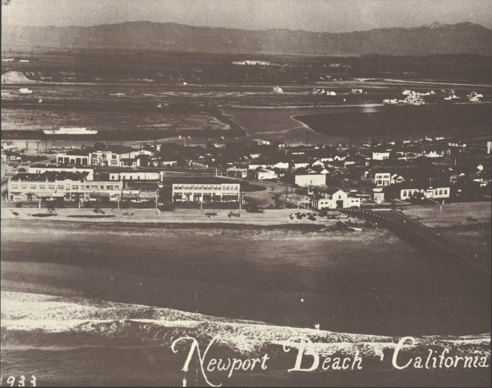 NEWPORT BEACH Aerial PIER WATERFRONT Saddleback Photo Print 958 11″ x 14″
