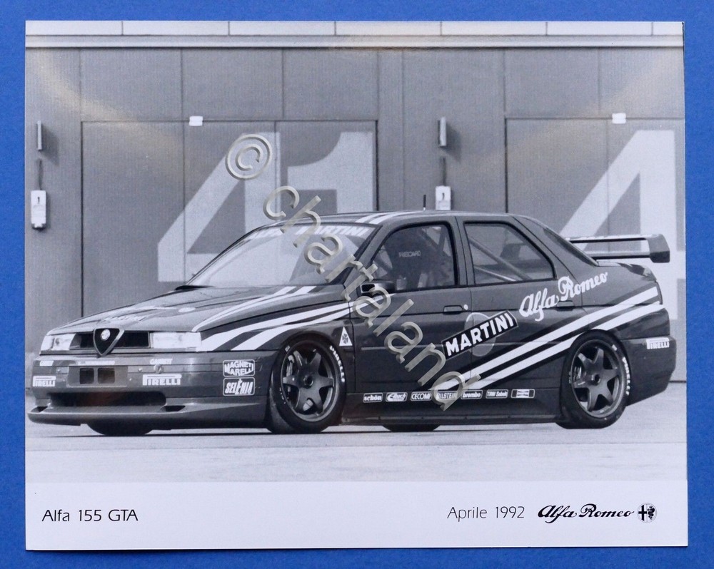 Motorsport – Official Photo Alfa Romeo 155 GTA – 1992