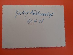 Foto antik alt Gasthof Walchseer Hotel Walchsee Österreich nice old Photo 1939