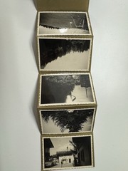 Antique Pocket Photo Album «Leporello» – Genuine Leather – Circa 1930/40s