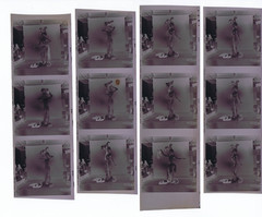 NEWLY FOUND! Hendrickson PHOTO Contact Sheet Proof & Negatives TOPLESS DANCER