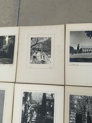 (15) 1950s Titled Signed NORTHWESTERN UNIVERSITY EVANSTON ILLINOIS IL Photo Art