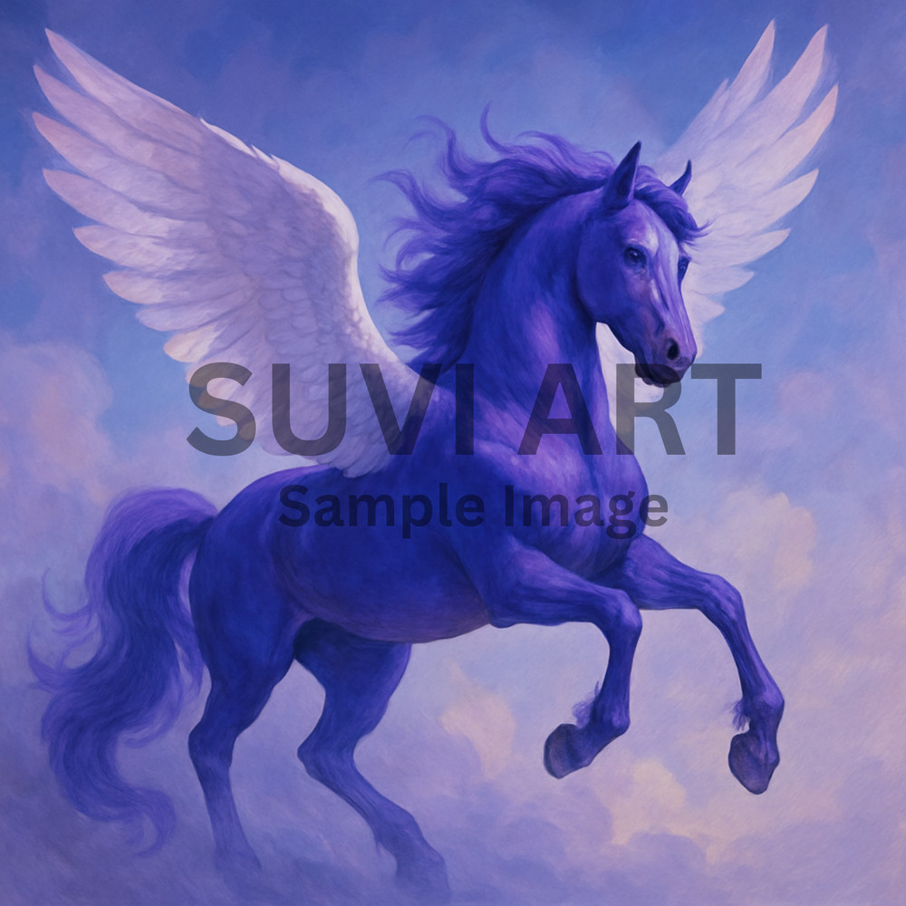 Digital Image Picture Photo Pic Wallpaper flying Horse A-278