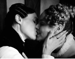 5##Photo negative film – Kissing women – Lesbian couple – Love – Kiss