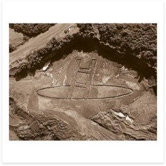 VIK MUNIZ ‘Hole (Earthworks)’, 2006-2021 SIGNED Limited Edition Photograph 6″x6″