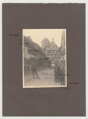 Langenburg 1930s – City Gate – Photo on Cardboard 16x22cm