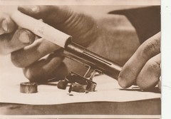 Press Photo Hygiene Phone Calling Condominative Metal Capsule Telephone 1927