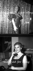 VERY BUSTY RISQUE BURLESQUE STRIPPER «VOLCANOE» CASINO DE PARIS 2 NEGATIVES ’50s