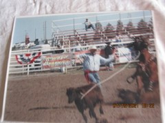 Lot of 8 Modern colored Rodeo Pictures , 8 X 10, at Clayton, NM (2003-2011)