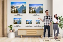 Heights of Wonder: Half Dome Yosemite National Park Print Wall Art