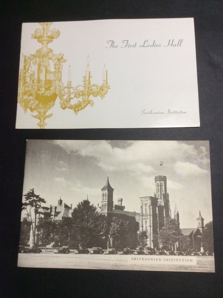 Lot 2-Booklets VTG Smithsonian DC Instit Mall First Ladies ART Museum Zoo Aerial