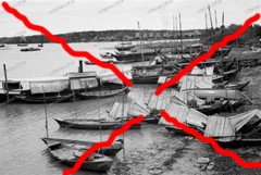 Negative-Malaysia-Port-Fishermen-Boats-Landscape-1930s-59