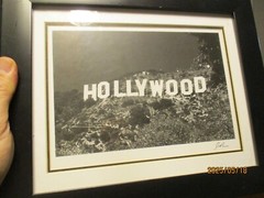 HOLLYWOOD SIGN FRAMED SIGNATURE SERIES BY JESSE KALISHER GALLERY 12 X 10»