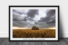 Barn Photo Print | Country Wall Art | Oklahoma Photography | Great Plains Decor