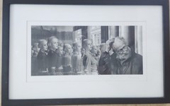 Val Proudkii/Signed Photograph/Homeless Man/Street Photography/Art/Framed/14×22