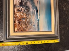 Vintage framed photograph: Fog Over East River Mountain
