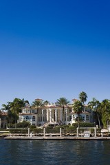 Digital Image Picture Photo Pic Wallpaper Background Mansion Palm Tree 4541
