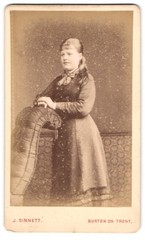Photograph J. Simnett, Burton on Trent, 154, Station Street, Portrait Young Dam
