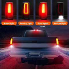 Tail Light + 3Rd Third Brake Cargo Lamp for 2004 2005 2006 2007 2008 Ford F-150,