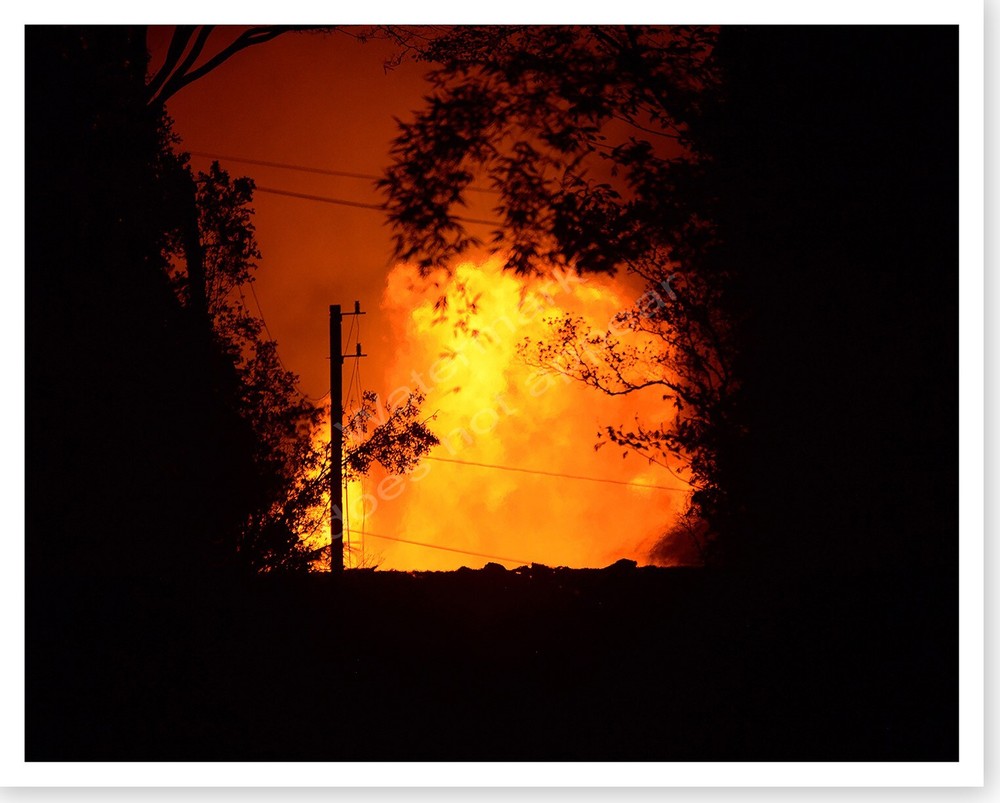 2018 Pahoa Hawaii Lava Eruption Kilauea Volcano Silver Halide Photo