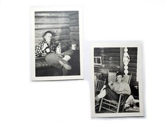 Photos by EDWARD WESTON Portrait of Zachary Cole & Laurence Neil 5 x 7 RARE 1945