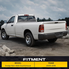 Rear Bumper Assembly Compatible with 2009-2018 Dodge Ram 1500/10-18 Ram 2500 350