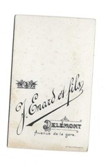 4918 CDV Man Portrait * Delemont 1900