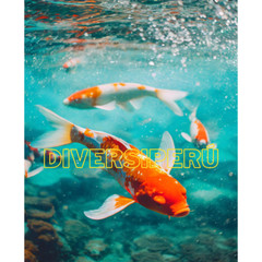 Digital Image nature Photo Wallpaper Background AI ART Fish Koi