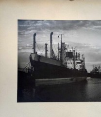 Ships «The Mighty Rouge At Twilight» River Detroit MI Photograph 1950-70s Boats