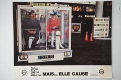 Photo Cinema Lobby Cards Mais Elle Cause 22X28Cm 1970