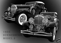 1935 Duesenberg Model J Classic Car Photo (CA-0232)