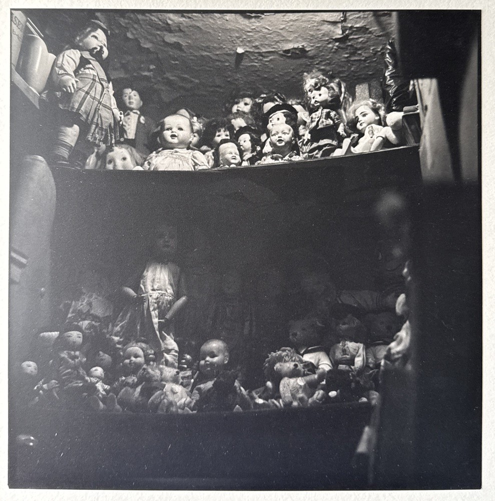 Signed Bruce Cratsley Photograph 1988 “Albert’s Closet” Silver Gelatin “Dolls”