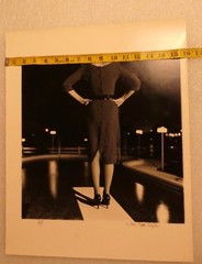 PHOTOGRAPH SIGNED BLACK AND WHITE IMAGE 1981 FASHION JOSEPH VIRGILIO