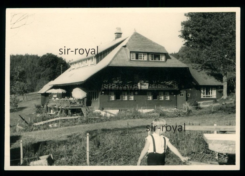 Todtmoos – Three Girls House – 1950s 1960s – Photo 10x7cm