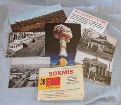 8 Cold War Post Cards Nuke Vintage I East Germany II Berlin Wall Old World USSR