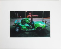 Victor LANDWEBER: Mobil Service, Pasadena, 1978 / VINTAGE Cibachrome / SIGNED!