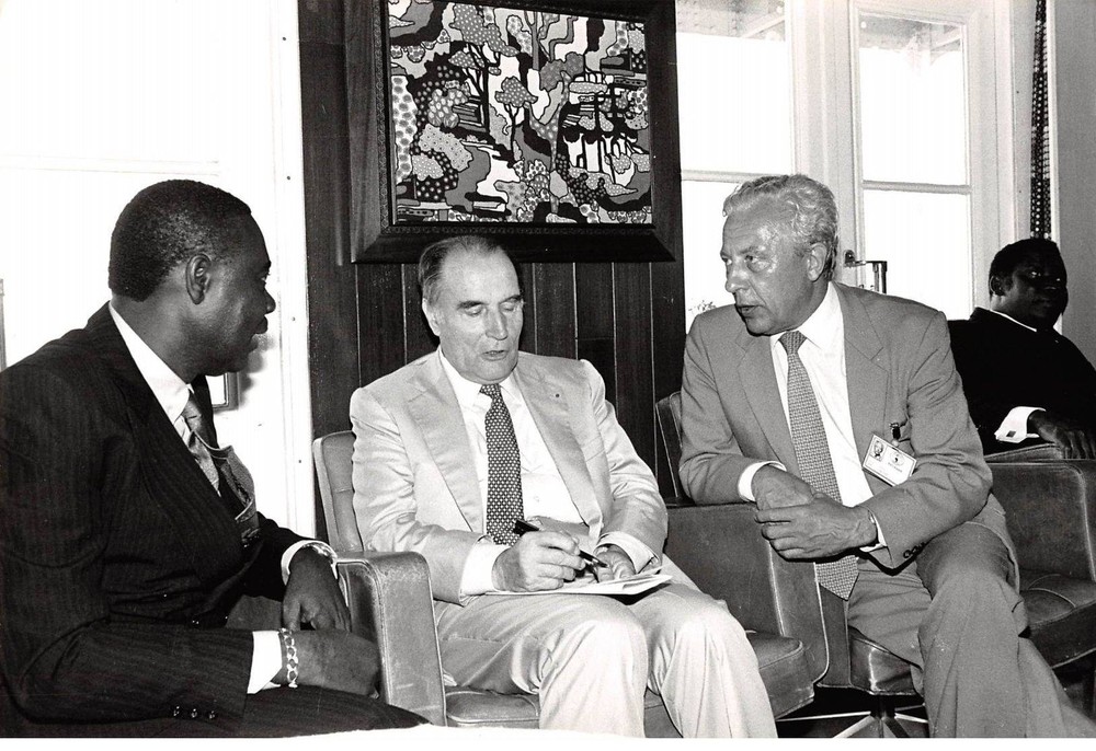 Press Photo MLE10952 Approximately 30X20 Cm Franco-African Summit François Mit