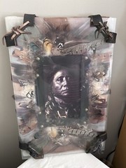 Apsaroke, Coups Well Known. Southwestern Style Frame Vintage Handmade