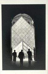 Raymond Depardon (b. 1942) Magnum Art Photo Print Card 4×6” Louvre Pyramid Paris