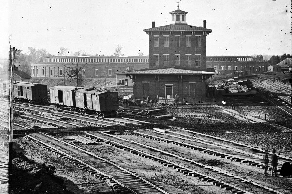New Civil War Photo: Western and Atlantic Railroad Depot in Atlanta – 6 Sizes!