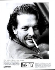 Photo Actor Mickey Rourke, Barfly Movie Scene, Press Photo – 10632379
