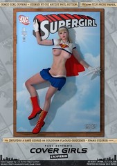 Linda Danvers SEXY Supergirl DC Comic Signed A3 Print Cover Girls Superman Hero