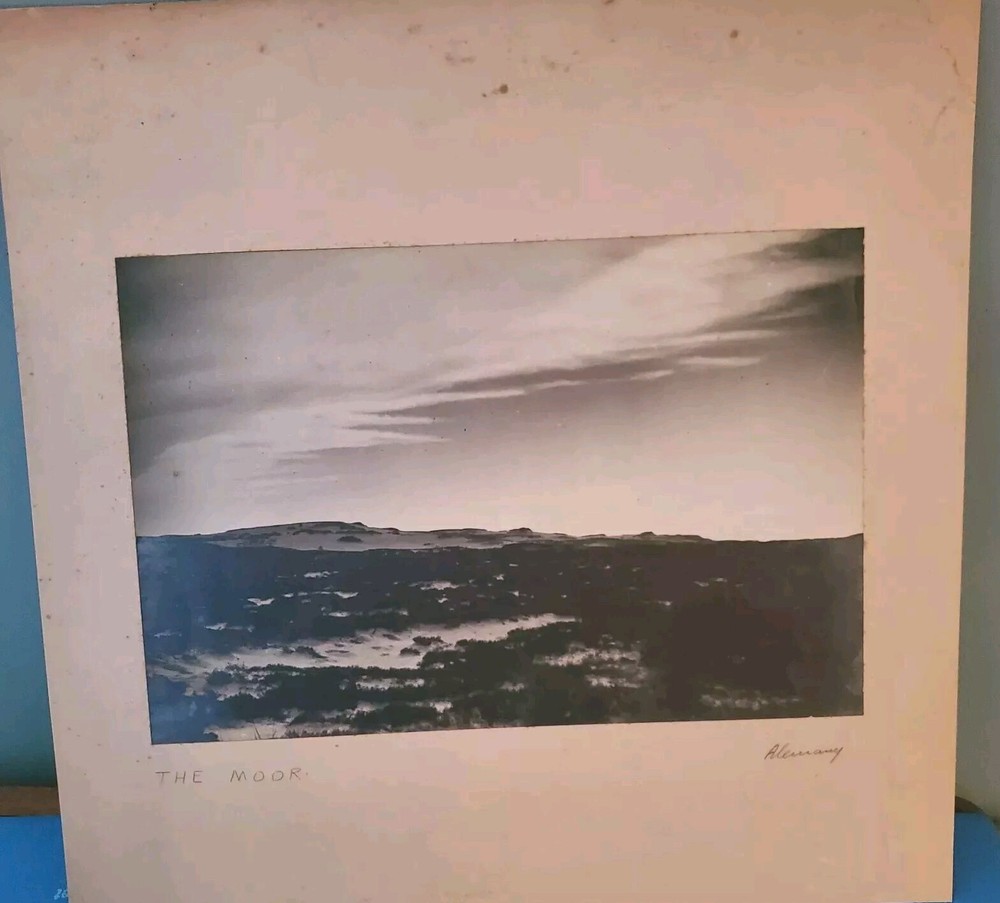 PHOTOGRAPHER JOSE ALEMANY; Original Titled Photo, «The Moor» Image 8 x 11.5