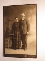 Michael Sutter & Mrs Marie b. Marx – backdrop / KAB J. Grimm Offenburg