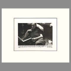 William Burroughs, New York City, 1953, Allen Ginsberg Photo, Matted print