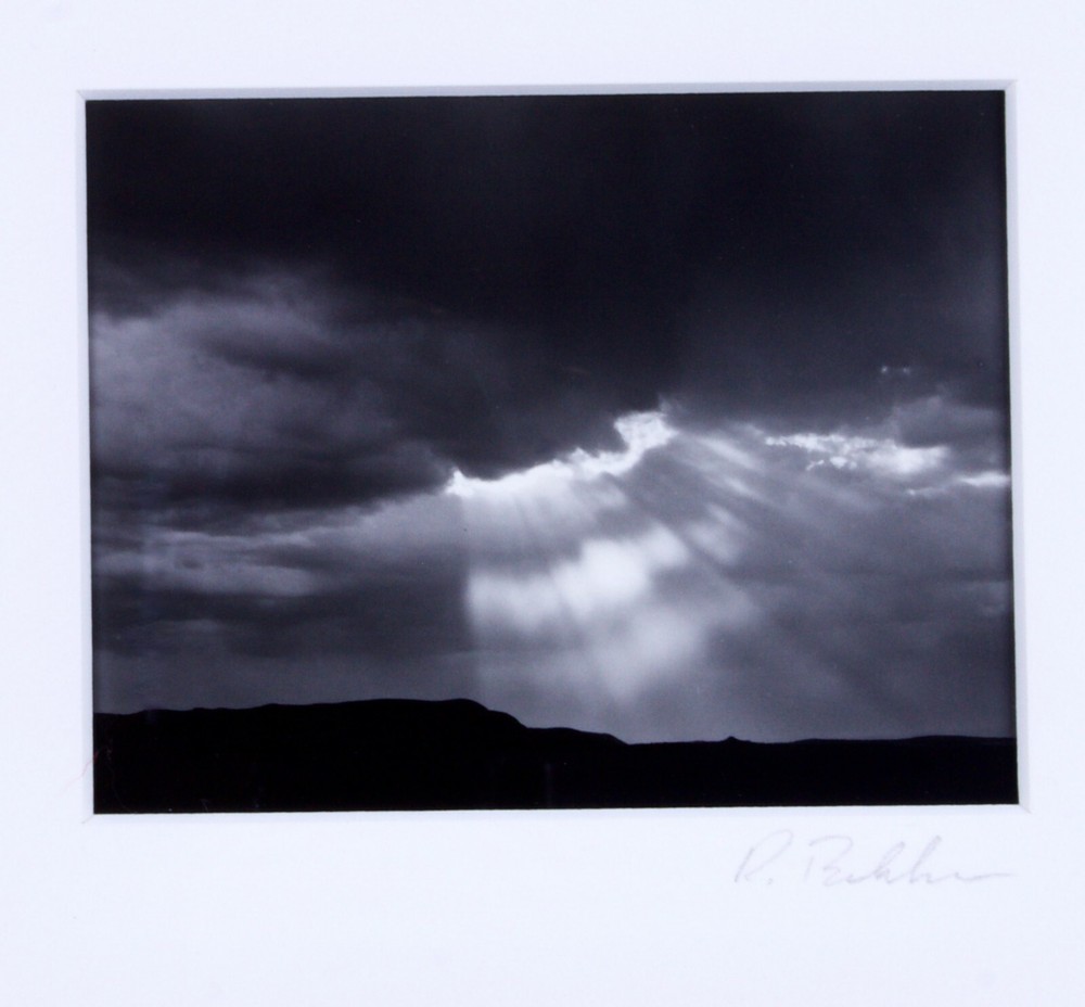 Ray Belcher Black and White Photograph Sunset