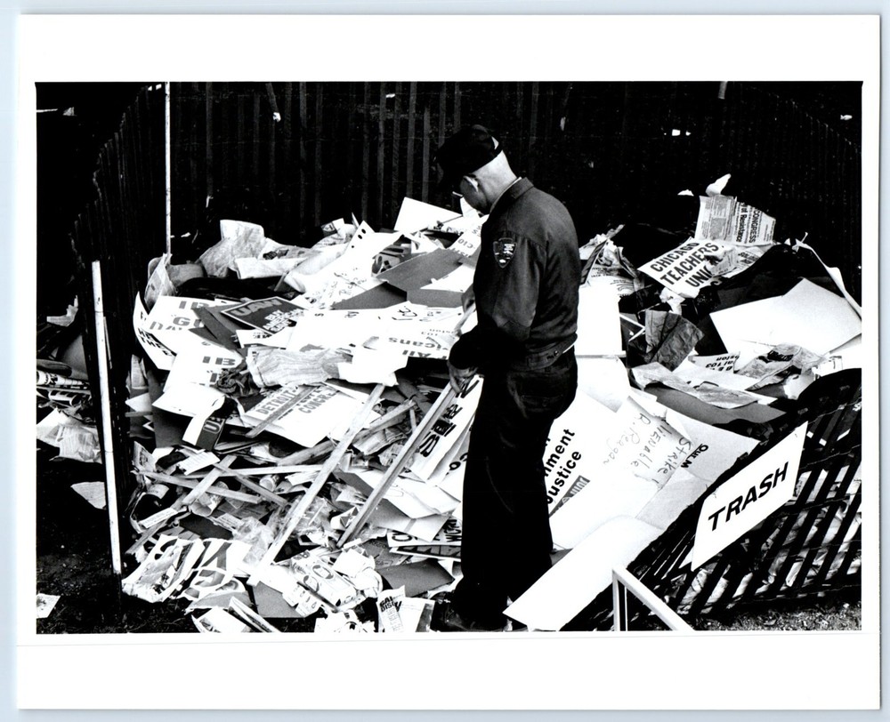 Solidarity Day March September 19, 1981 Robert DeMilt Photograph 8×10″ c.1983