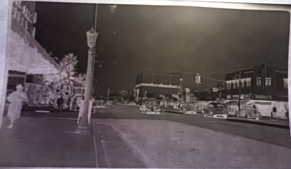 2 Original Photo Negatives Miami Beach Hotel Essex House Washington 10th Collins