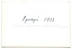 3 photographs Misiones / Argentina, Iguazu waterfalls around 1933